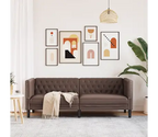 Canapé Chesterfield 3 places en similicuir