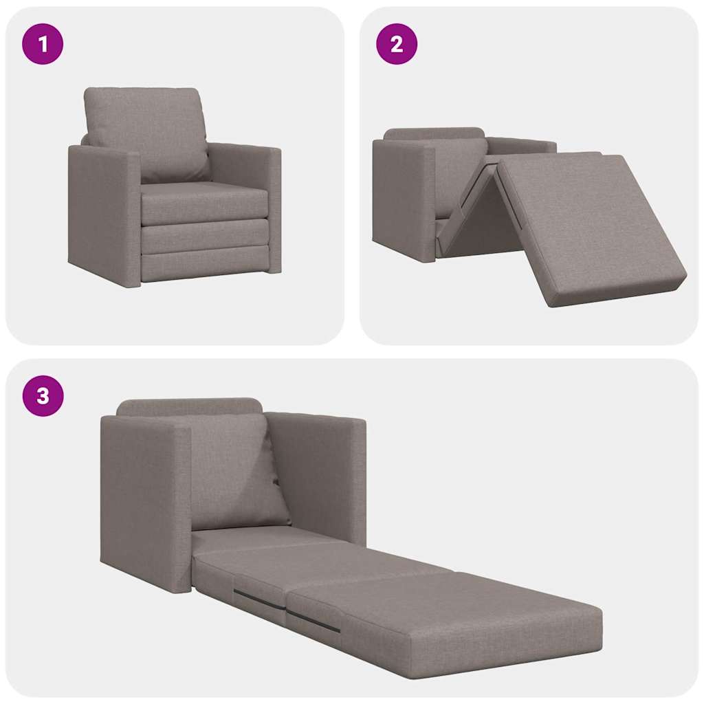Canapé convertible en tissu