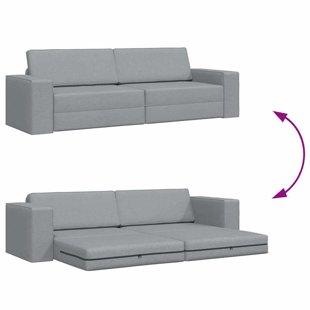 Canapé convertible en tissu