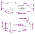 Canapé convertible en tissu