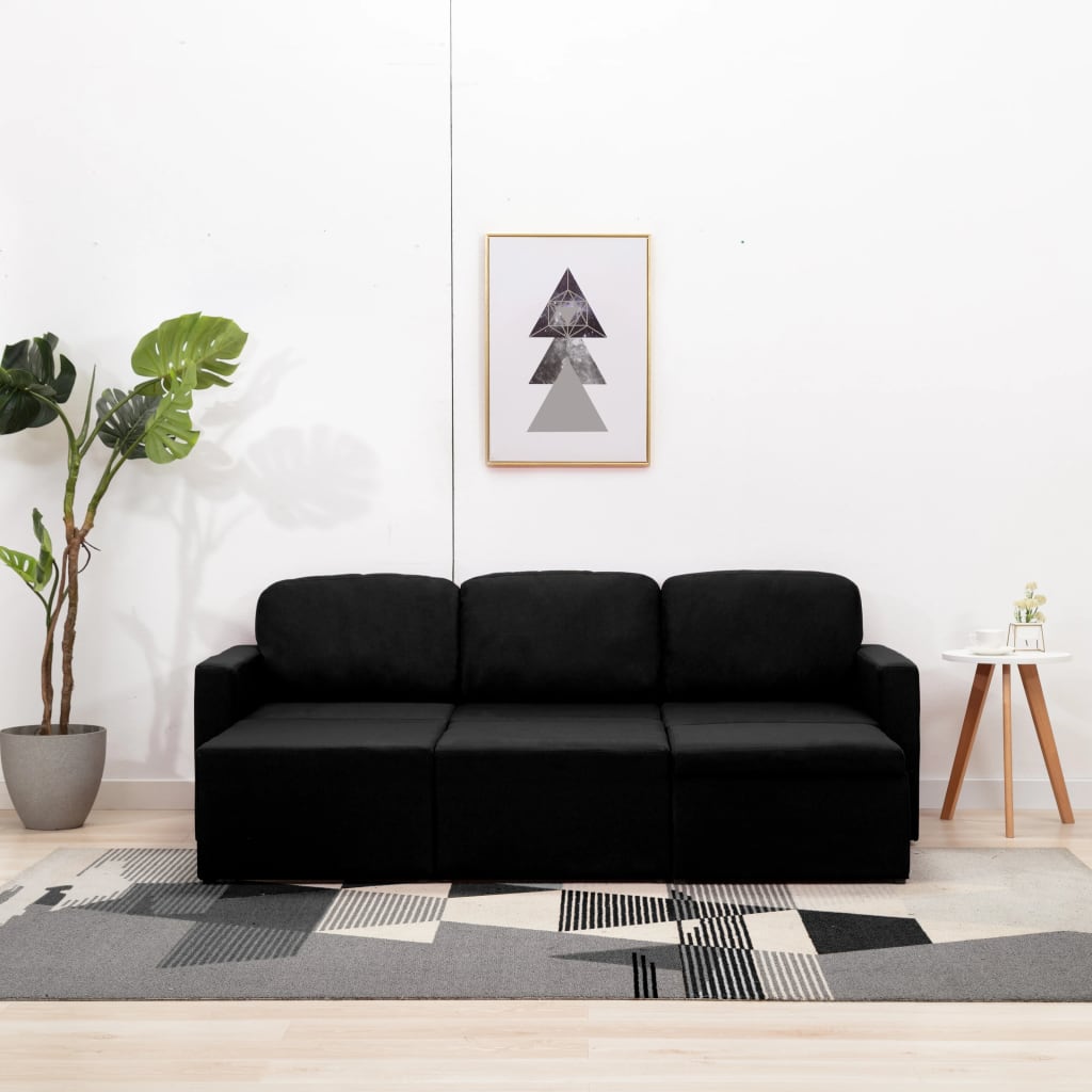Canapé modulable en tissu confort