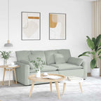 Canapé modulable en velours avec coussins