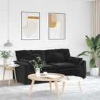 Canapé modulable en velours avec coussins