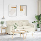 Canapé modulable en velours avec coussins