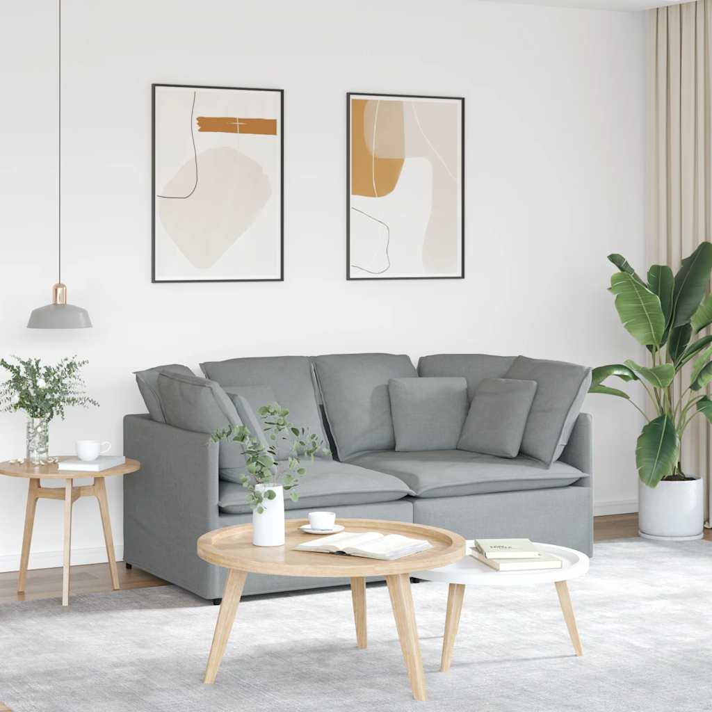 Canapé modulable en tissu