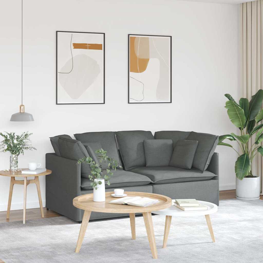 Canapé modulable en tissu