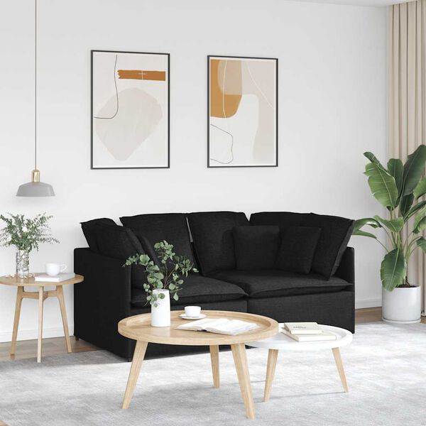 Canapé modulable en tissu