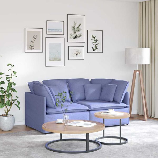 Canapé modulable en tissu