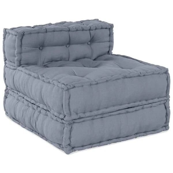 Canapé modulable en tissu fait main