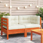 Canapé d'angle de jardin en bois