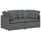 Canapé modulable en tissu