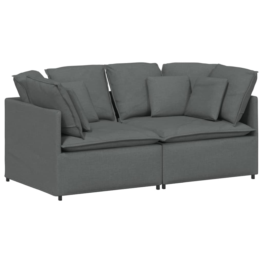 Canapé modulable en tissu
