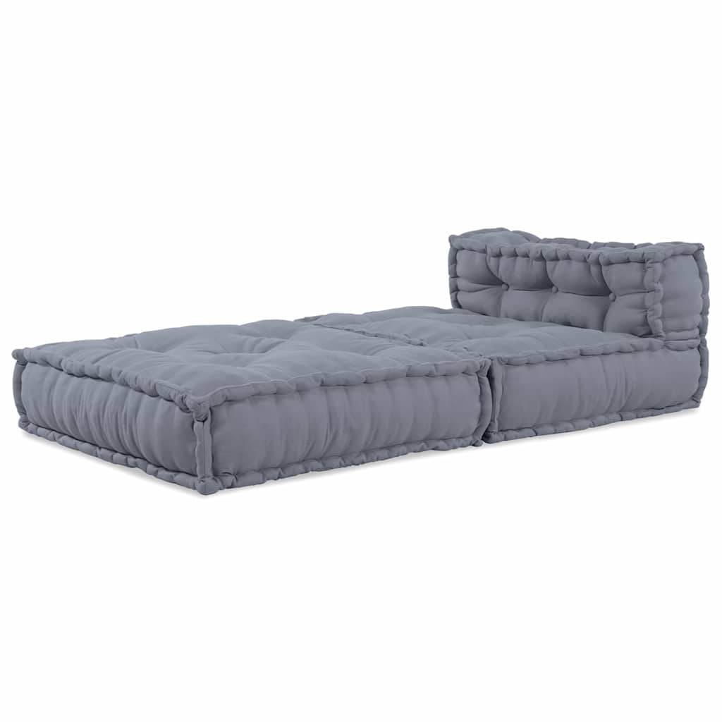 Canapé modulable en tissu fait main