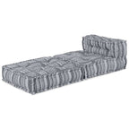 Canapé modulable en tissu fait main