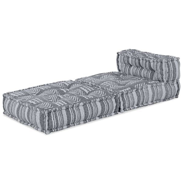 Canapé modulable en tissu fait main