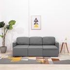 Canapé modulable en tissu confort