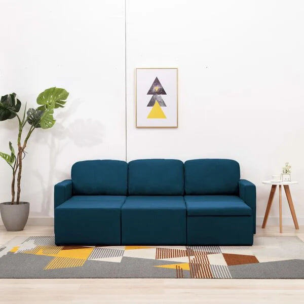 Canapé modulable en tissu confort