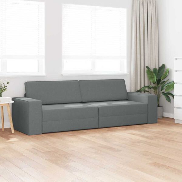 Canapé convertible en tissu