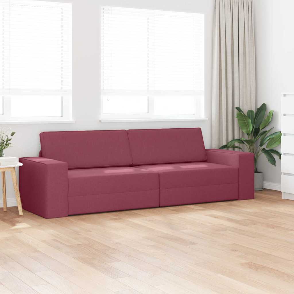 Canapé convertible en tissu