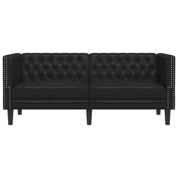 Canapé Chesterfield 3 places en similicuir