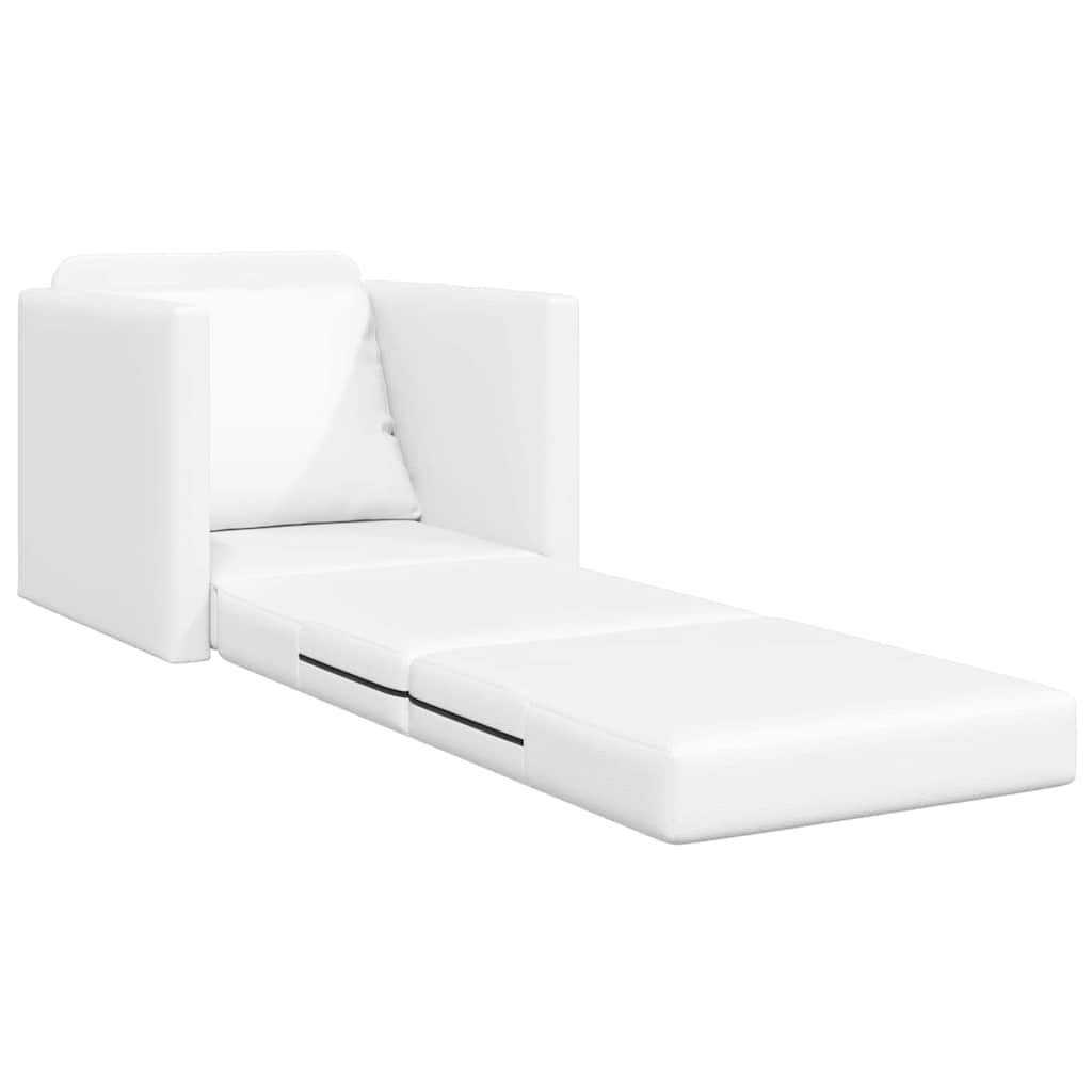 Canapé convertible en simili cuir
