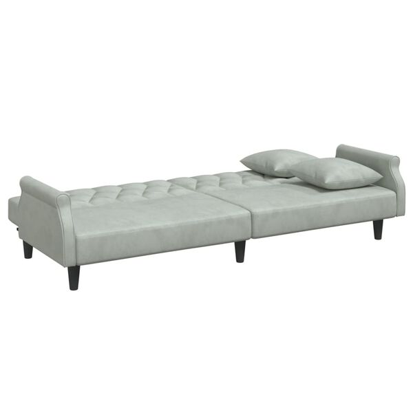 Canapé convertible avec repose-pied