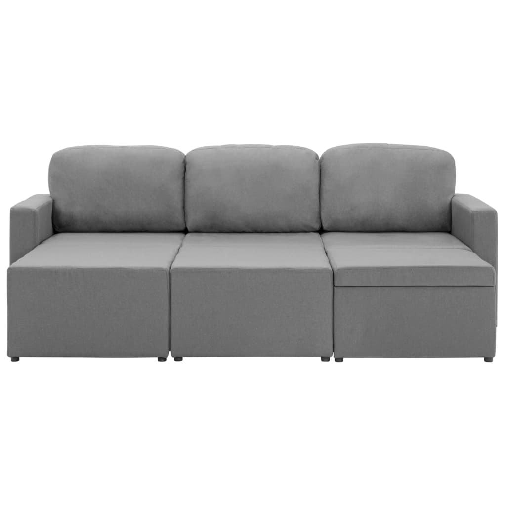 Canapé modulable en tissu confort