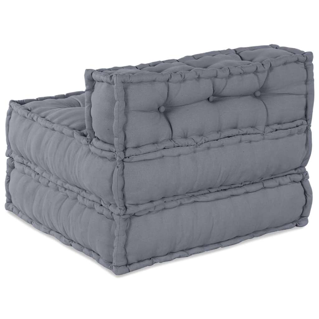 Canapé modulable en tissu fait main