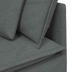Canapé modulable en tissu