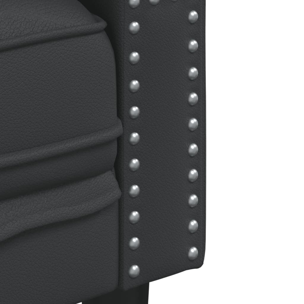 Canapé Chesterfield 3 places en similicuir