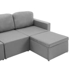 Canapé modulable en tissu confort